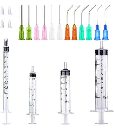 Amazon.co.jp: ฅnekonoteฅ インク注入用注射器 (シリンジ1mL、5mL